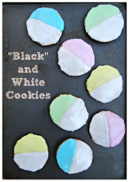 "Black" and White Cookies